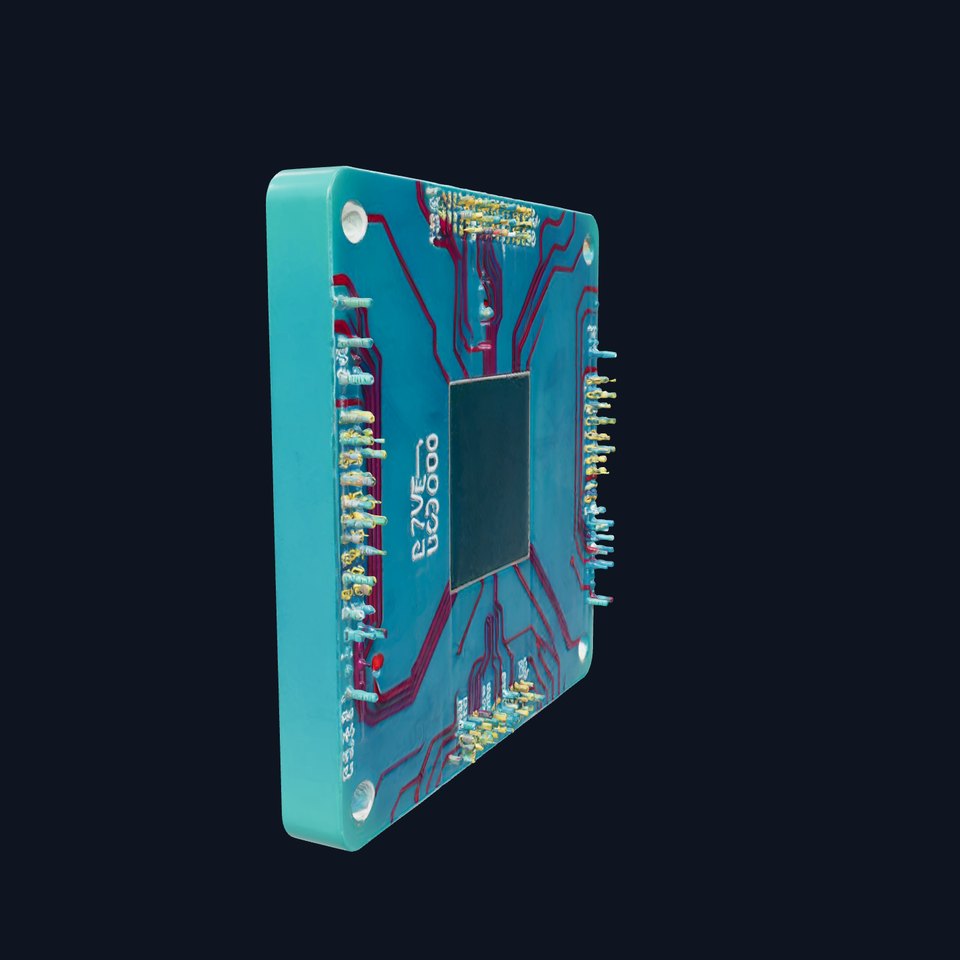 Blue Circuit Board model pack
